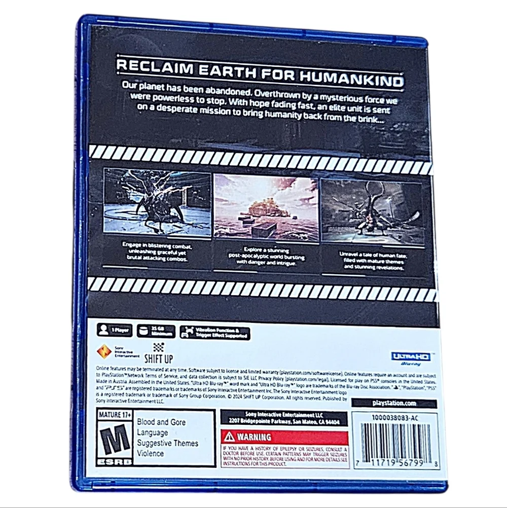 PlayStation 5 PS5 Stellar Crown Video Game Rated M For Mature 17+